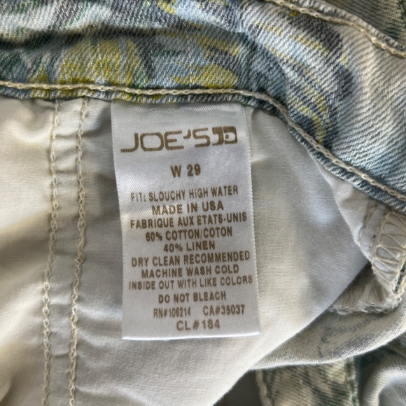 NEW JOE'S Jeans from Nordstrom with tropical leaves print - unusual & beautiful! - Picture 9 of 13